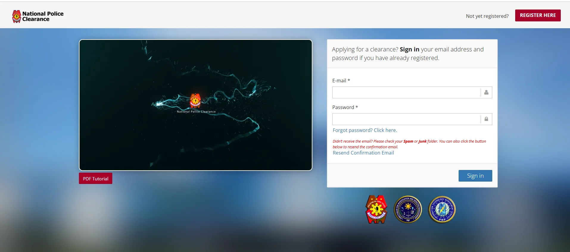Login Dashboard