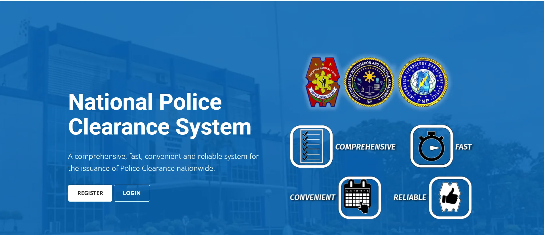Register or Sign Up Button