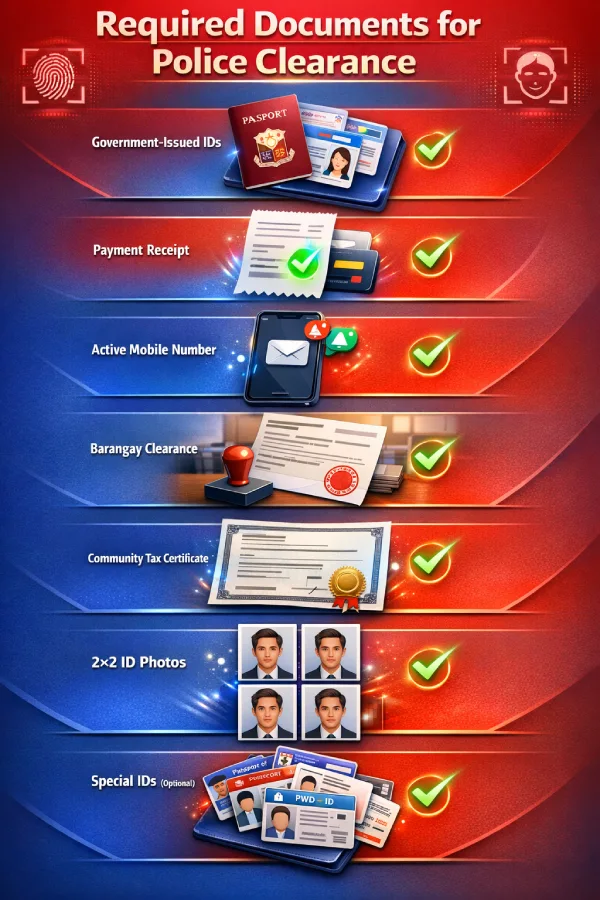 Required Documents for Police Clearance